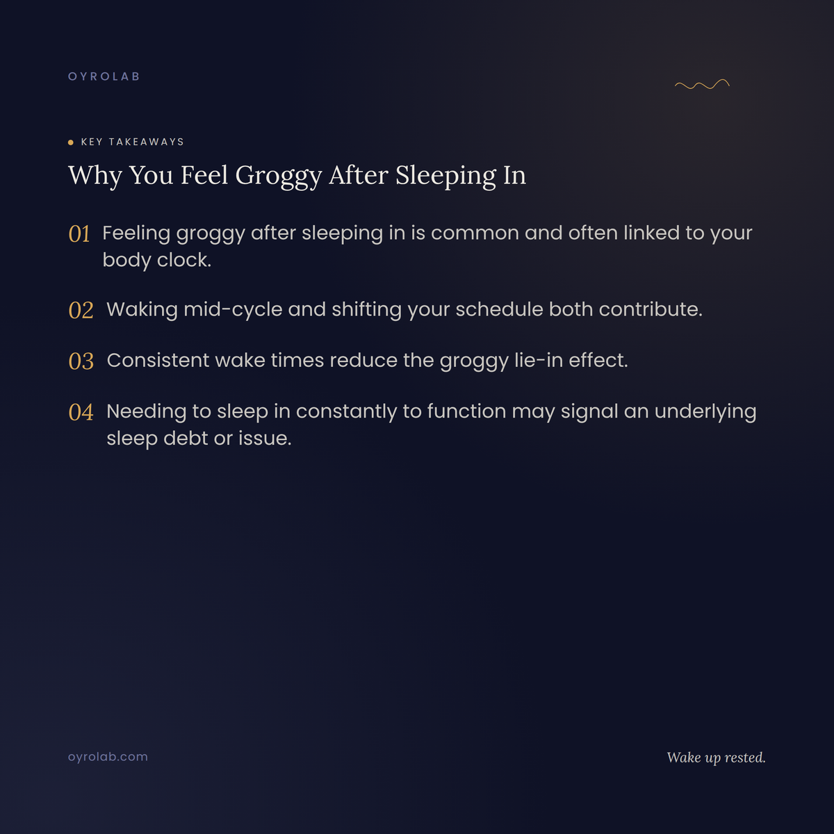 Why You Feel Groggy After Sleeping In