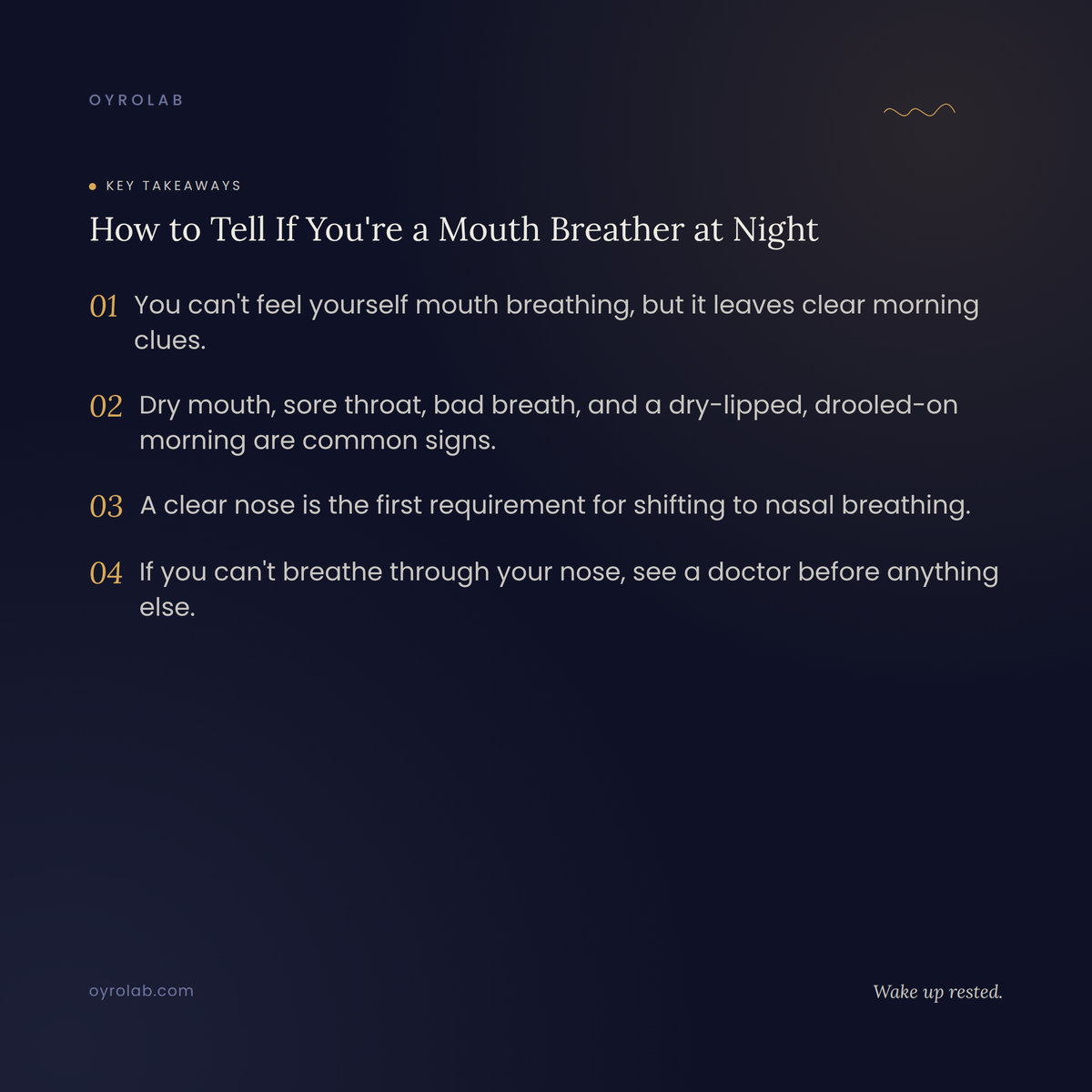 How to Tell If You're a Mouth Breather at Night