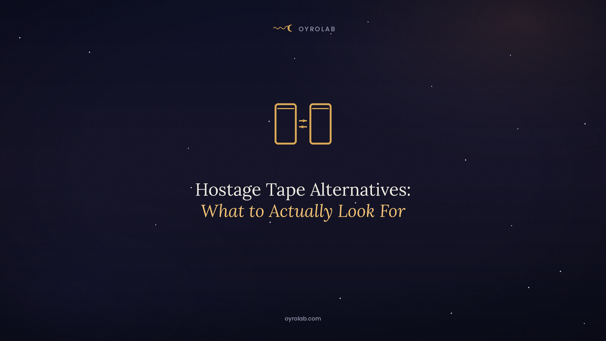 Hostage Tape Alternatives: What to Actually Look For