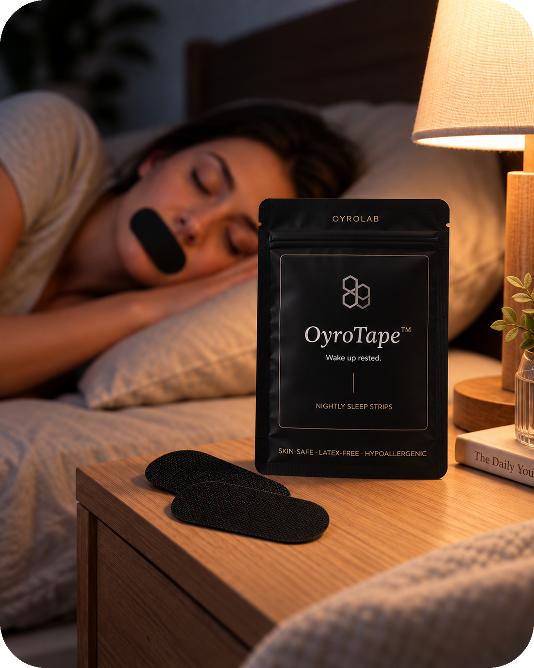 OyroTape hypoallergenic mouth tape for sleeping